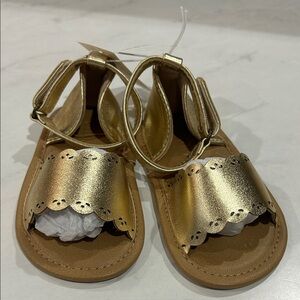 Old Navy Shiny Gold Kids Sandals